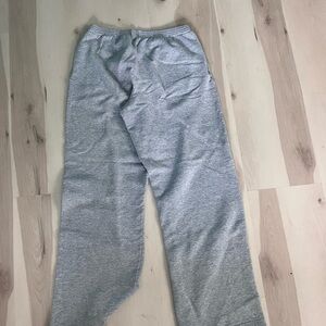 Light gray champion wide leg sweatpants!